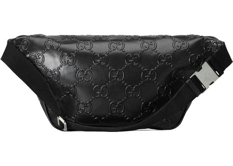 gucci embossed belt bag